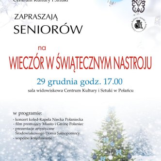 wieczor w swiatecznym nastroju